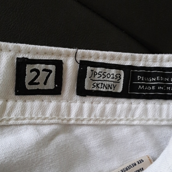 Miss Me White Skinny Jeans, sz 27 - Picture 13 of 16